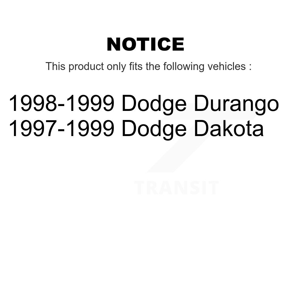 Front Upper Suspension Ball Joints Pair For Dodge Dakota Durango KTR-101318 - Image 2