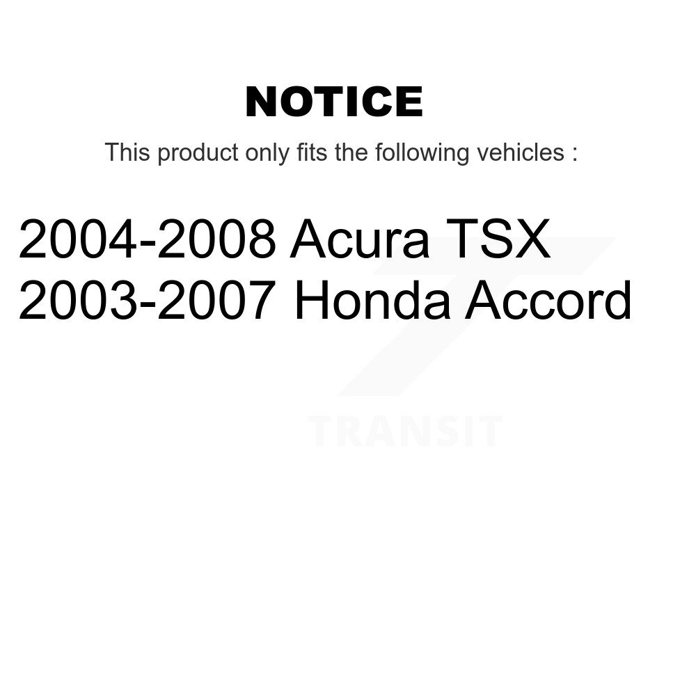 Front Upper Suspension Control Arm And Ball Joint Assembly Kit For Honda Accord Acura TSX KTR-101506 - Image 2