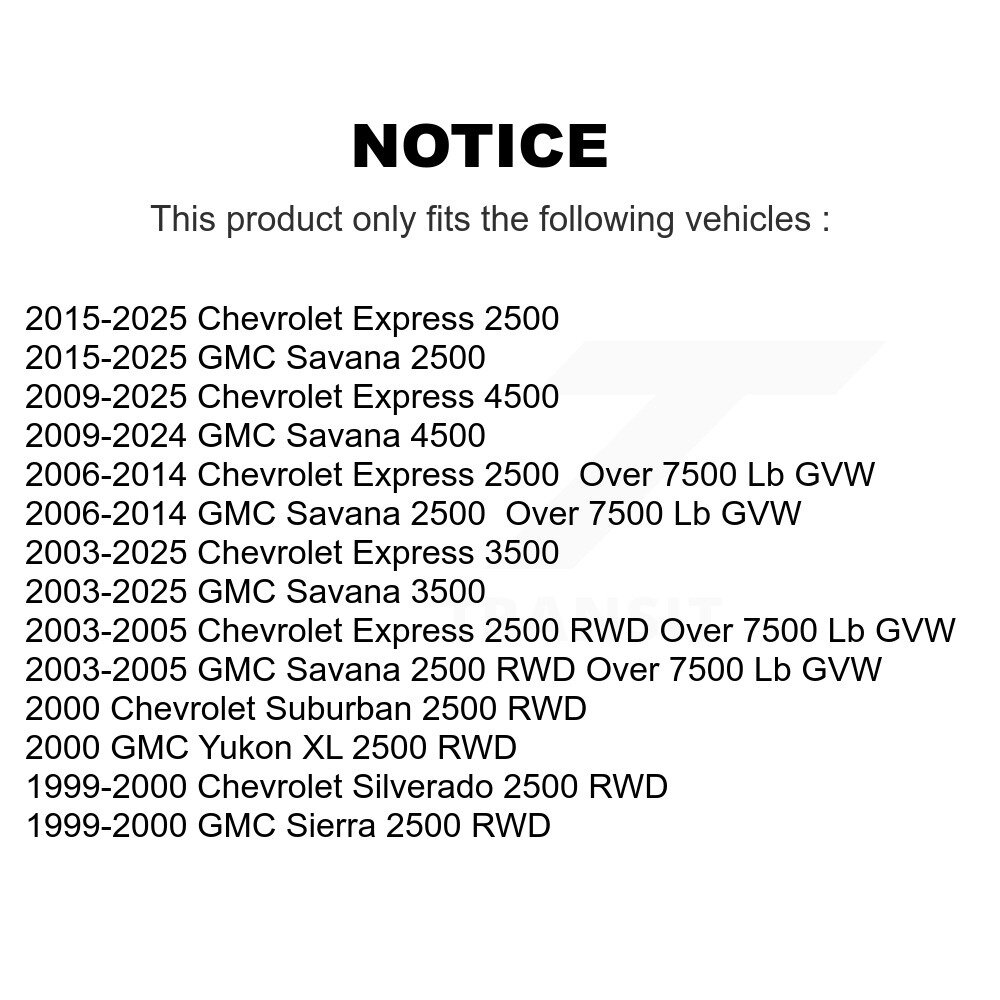 Front Upper Suspension Control Arm & Ball Joint Kit For GMC Chevrolet Savana 2500 Express KTR-101518 - Image 2