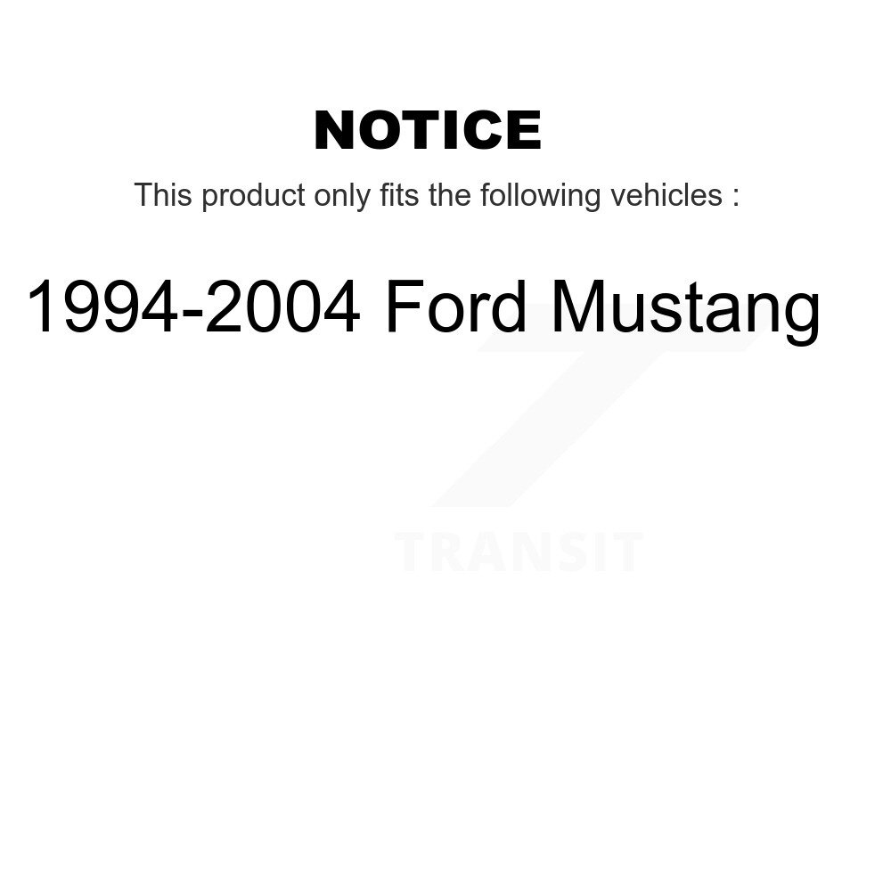 Front Steering Tie Rod End Kit For 1994-2004 Ford Mustang KTR-101860 - Image 2