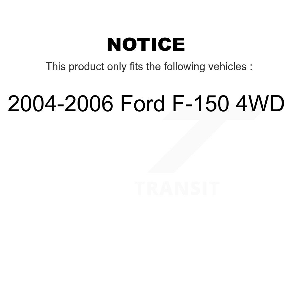 Front Steering Tie Rod End Kit For 2004-2006 Ford F-150 4WD KTR-101888 - Image 2