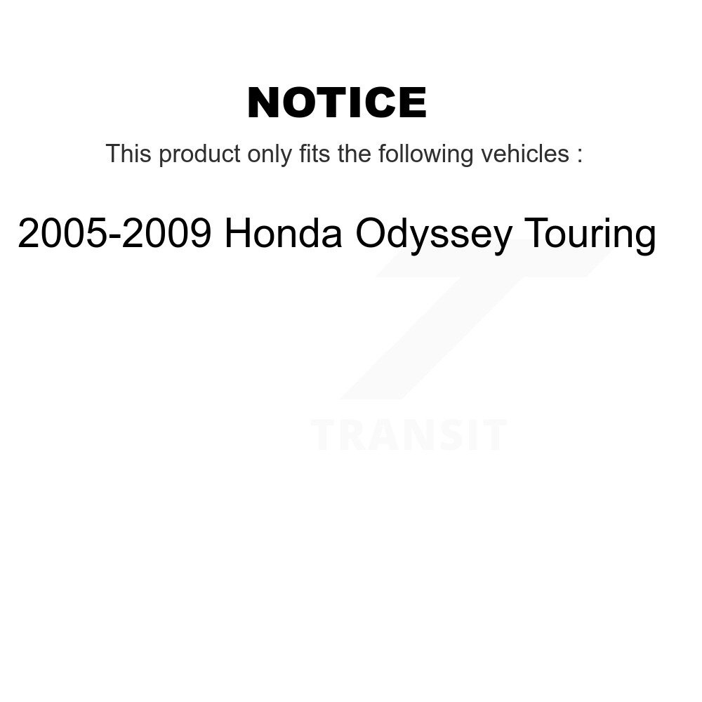 Front Steering Tie Rod End Kit For 2005-2009 Honda Odyssey Touring KTR-101904 - Image 2