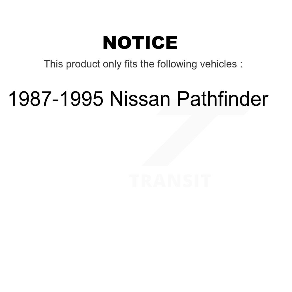Front Rear Suspension Stabilizer Bar Link Kit For 1987-1995 Nissan Pathfinder KTR-102138 - Image 2