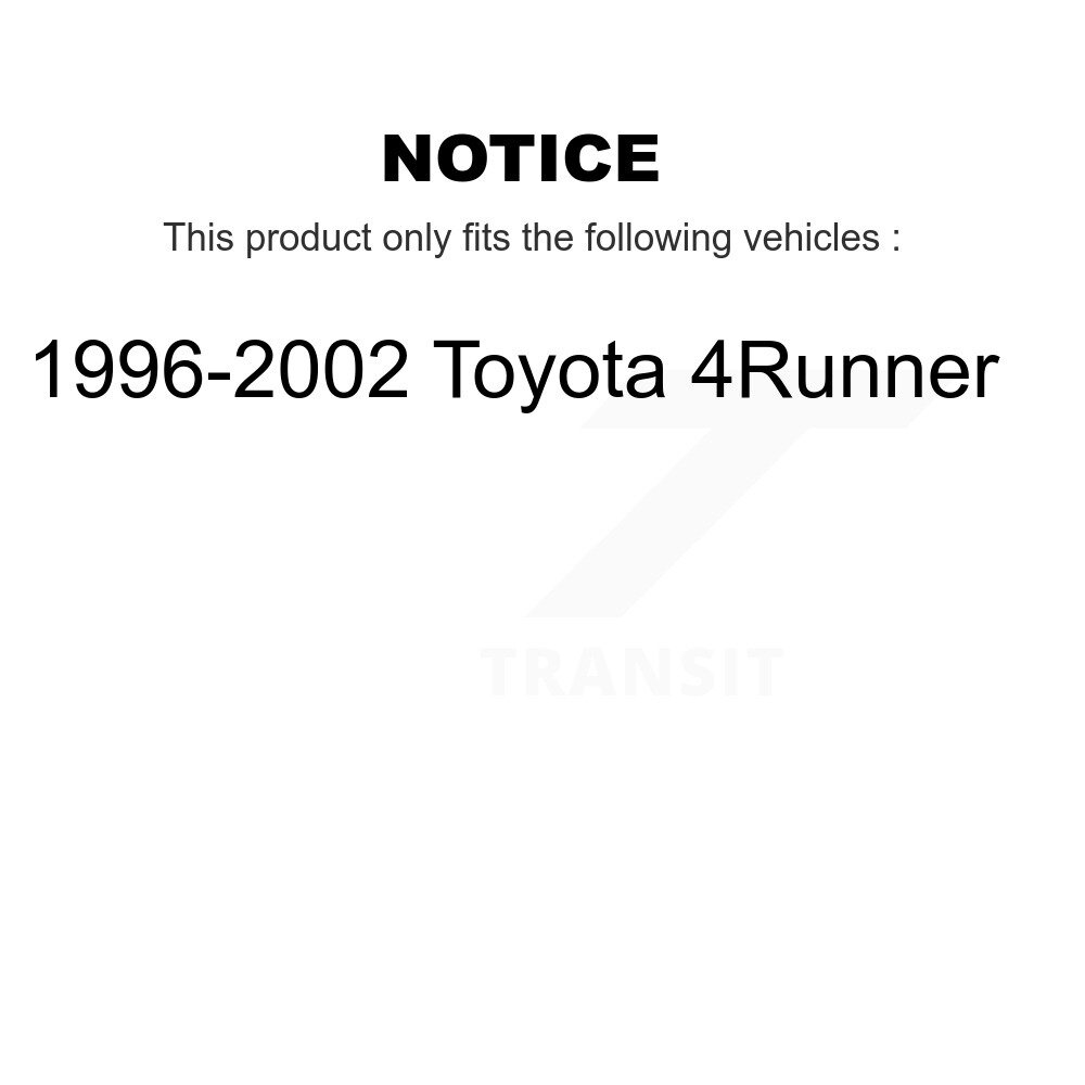 Front Rear Suspension Stabilizer Bar Link Kit For 1996-2002 Toyota 4Runner KTR-102148 - Image 2