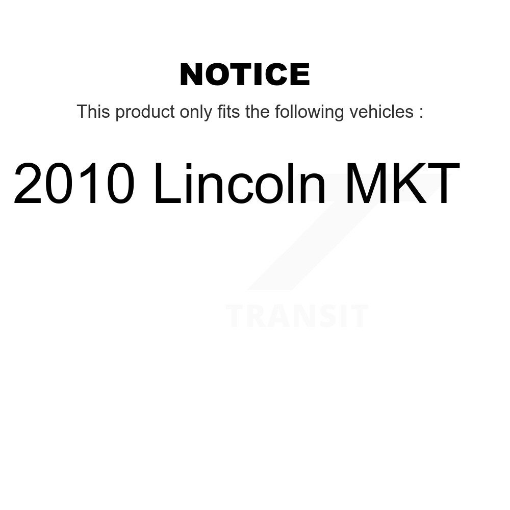 Front Rear Suspension Stabilizer Bar Link Kit For 2010 Lincoln MKT KTR-102171 - Image 2