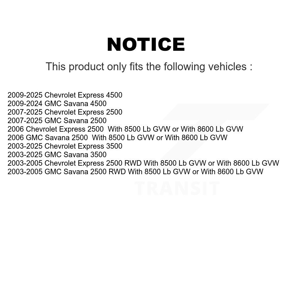 Front Ball Joint And Tie Rod End Kit For GMC Chevrolet Savana 2500 Express 3500 4500 KTR-102368 - Image 2