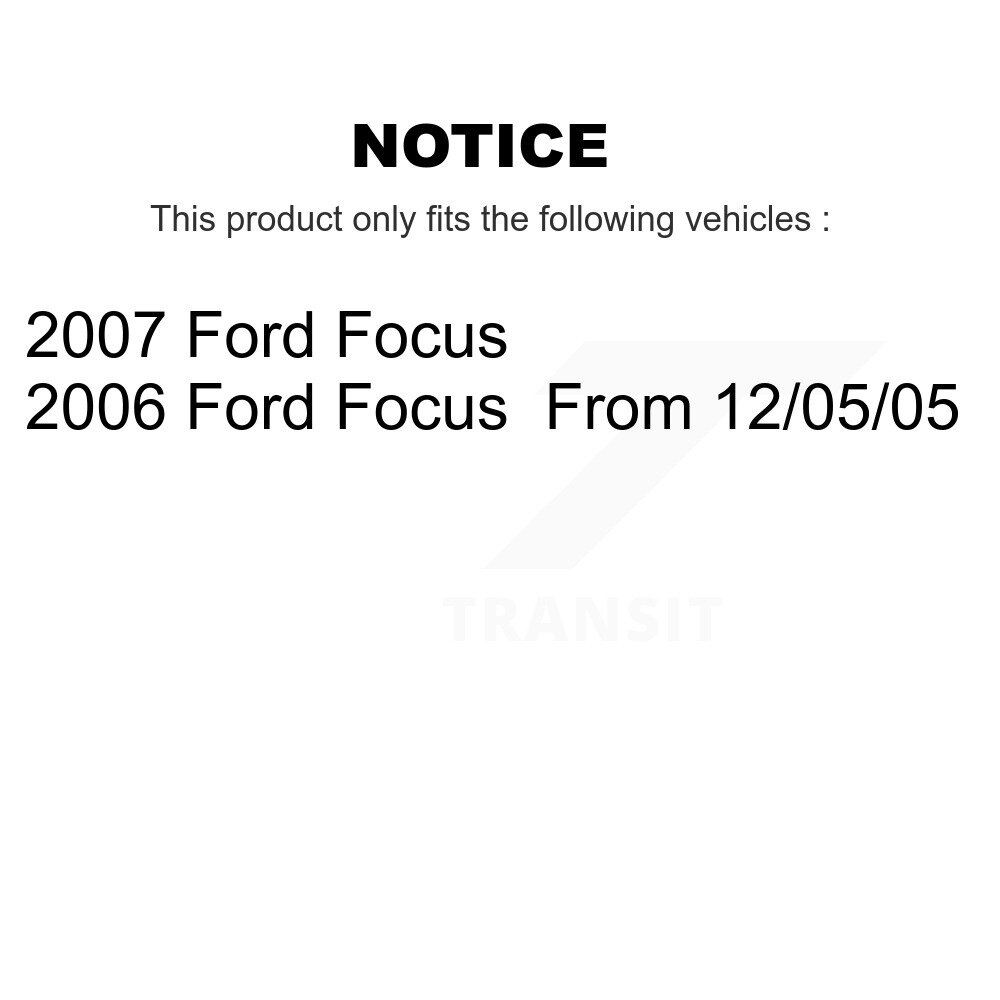 Front Suspension Ball Joint And Tie Rod End Kit For Ford Focus KTR-102403 - Image 2