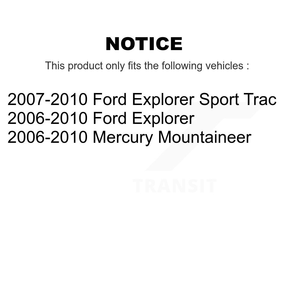 Front Ball Joint And Tie Rod End Kit For Ford Explorer Sport Trac Mercury Mountaineer KTR-102414 - Image 2