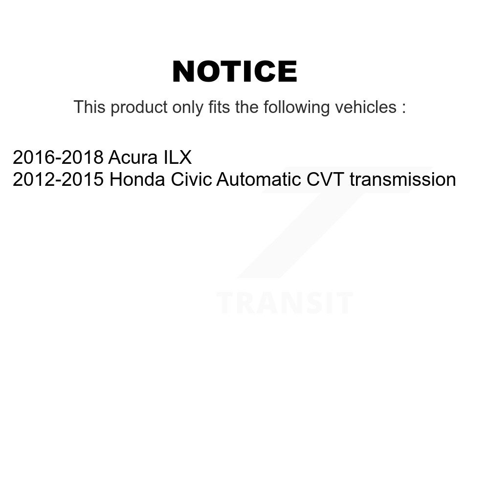 Front Lower Forward Suspension Control Arm Bushing Pair For Honda Civic Acura ILX KTR-102932 - Image 2