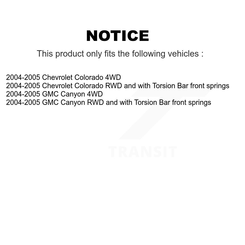 Front Steering Tie Rod End Kit For Chevrolet Colorado GMC Canyon KTR-103314 - Image 2