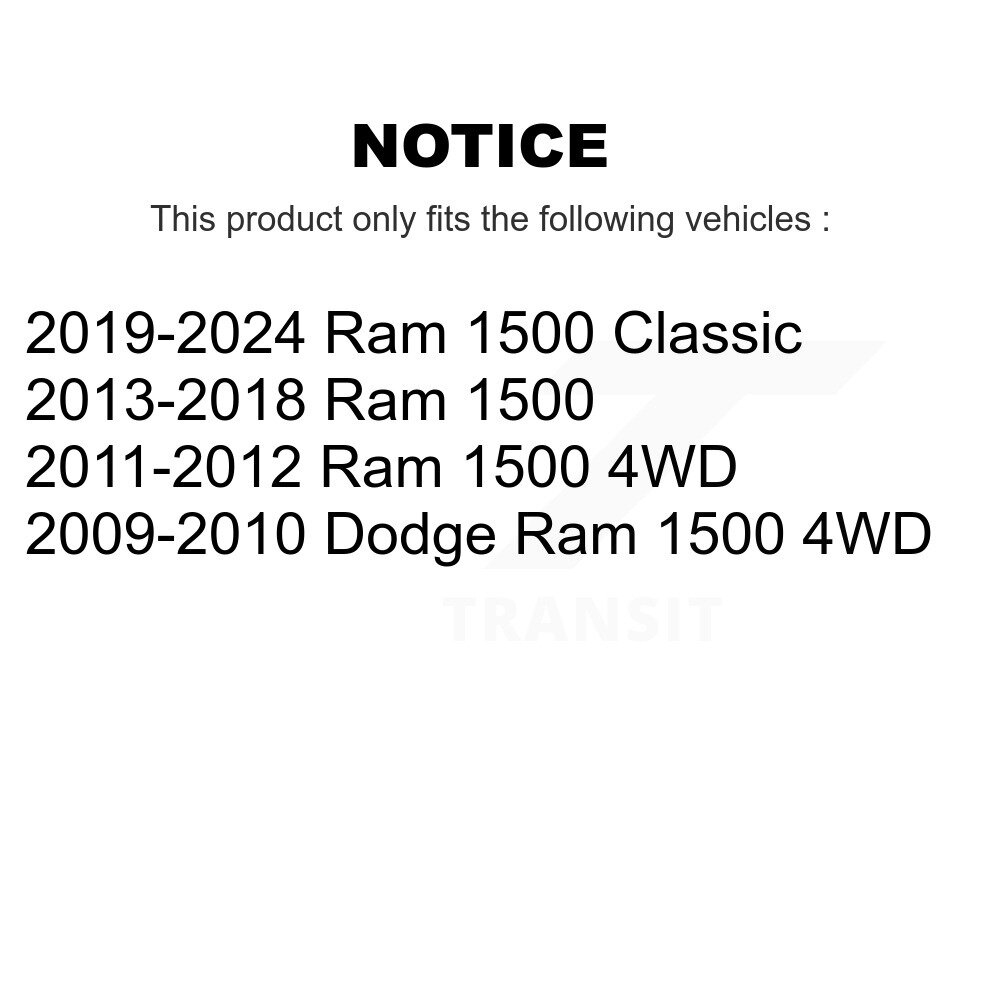 Front Suspension Upper Control Arms And Lower Ball Joints Kit For Ram 1500 Classic Dodge KTR-103365 - Image 2