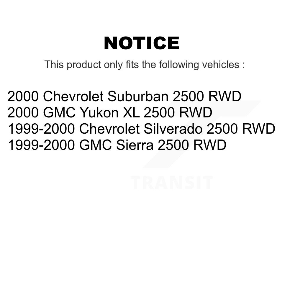 Front Upper Control Arm & Lower Ball Joint Kit For Chevrolet Silverado 2500 GMC Sierra XL KTR-103374 - Image 2