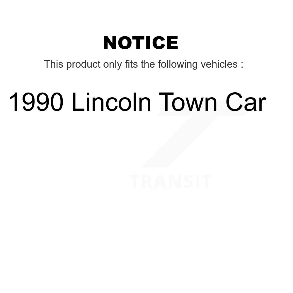 Front Rear Suspension Stabilizer Bar Link Kit For 1990 Lincoln Town Car KTR-103729 - Image 2