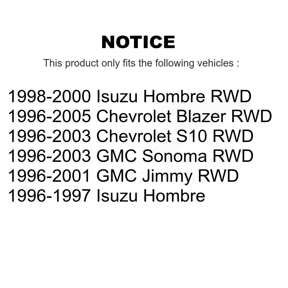 Front Tie Rod End Ball Joints Center link Idler Arm Kit (10Pc) For Chevrolet GMC S10 KTR-103948 - Image 2