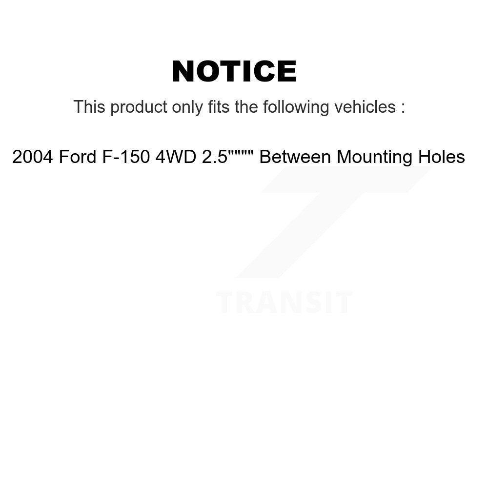 Front Tie Rod End Ball Joints Idler Arm Pitman Kit For 2004 Ford F-150 4WD KTR-103960 - Image 2