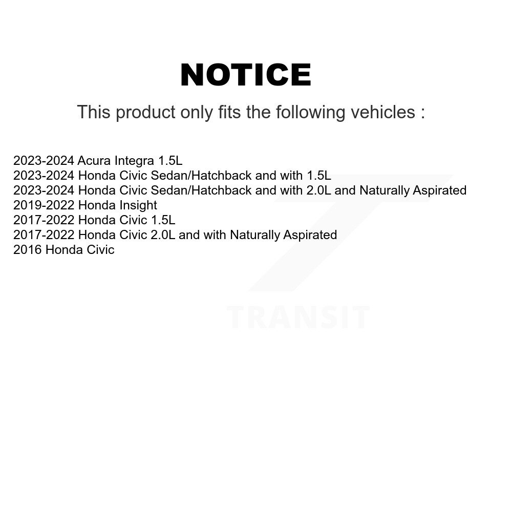Front Rear Suspension Stabilizer Bar Link Kit For Honda Civic Acura Integra Insight KTR-104253 - Image 2