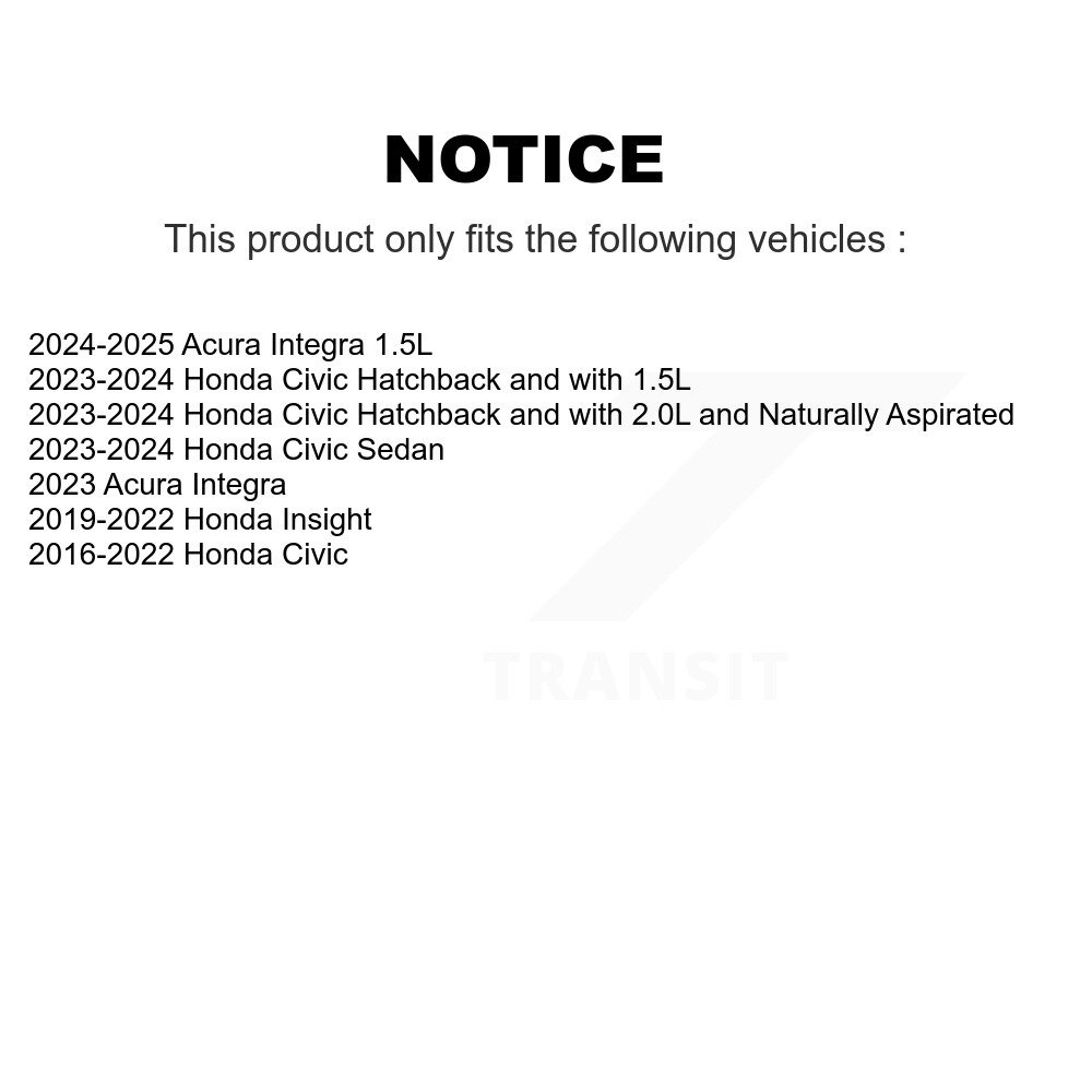 Rear Suspension Stabilizer Bar Link Pair For Honda Civic Acura Integra Insight KTR-104291 - Image 2