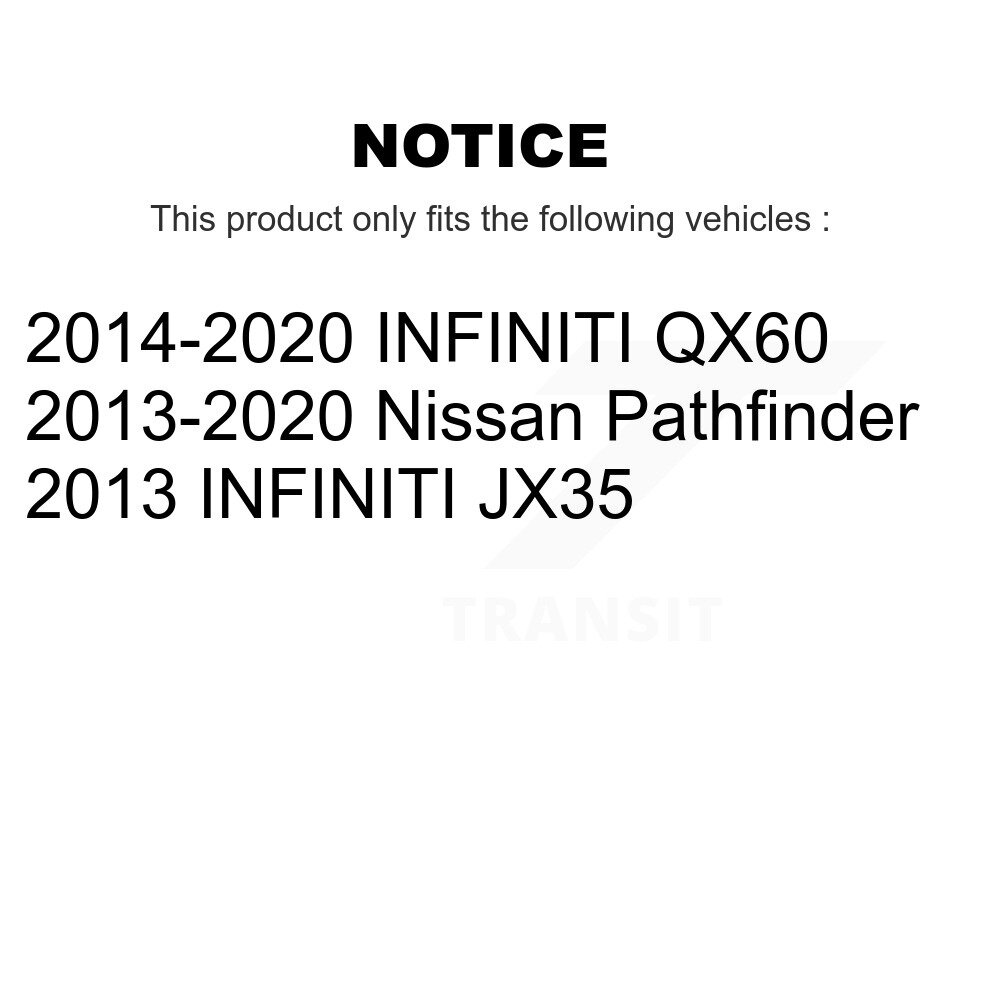 Front Control Arm & Ball Joint Tie Rod End Link Kit (8Pc) For Nissan Pathfinder INFINITI KTR-104451 - Image 2