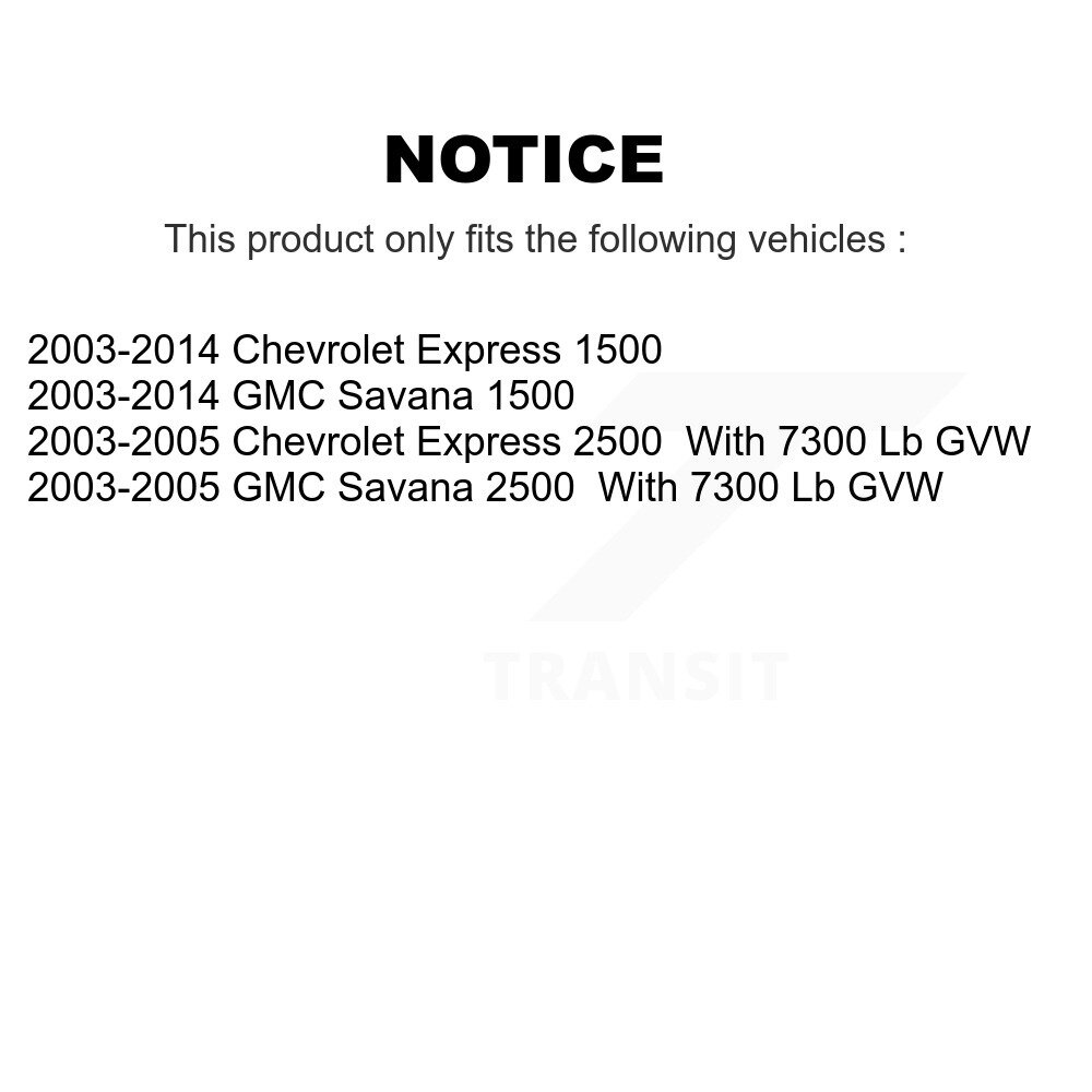 Front Inner Steering Tie Rod End Pair For Chevrolet Express 1500 GMC Savana 2500 KTR-104863 - Image 2