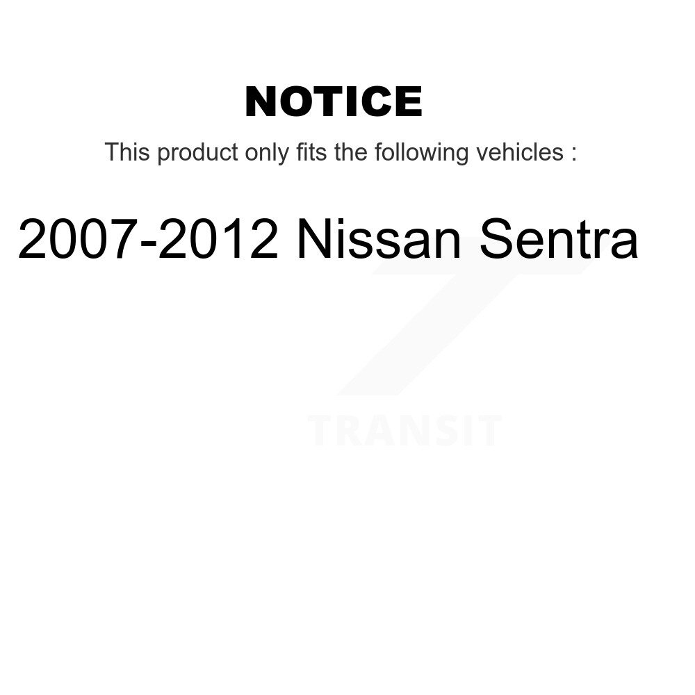 Front Inner Steering Tie Rod End Pair For 2007-2012 Nissan Sentra KTR-104927 - Image 2