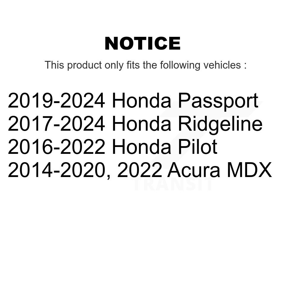 Front Inner Steering Tie Rod End Pair For Honda Pilot Acura MDX Ridgeline Passport KTR-104939 - Image 2